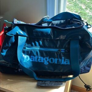 Patagonia Water Sports Water Resistant Blue Duffle Bag